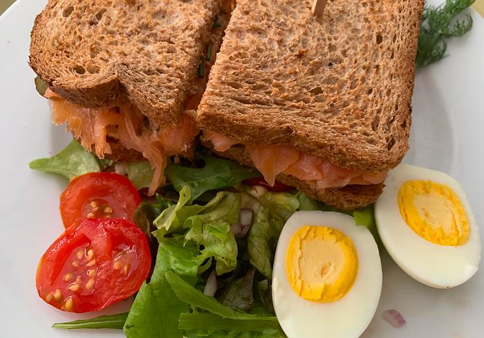 Clubsandwich Gerookte Zalm