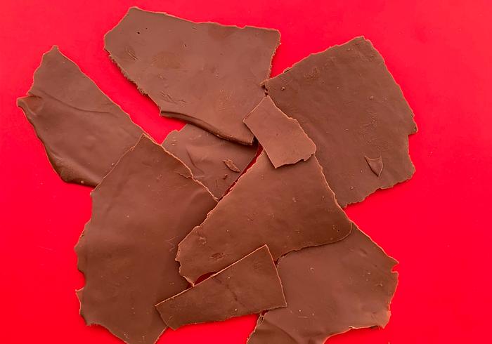 Zo maak je chocolade scherven