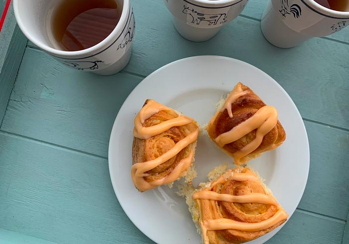 Zoete Oranje Broodjes