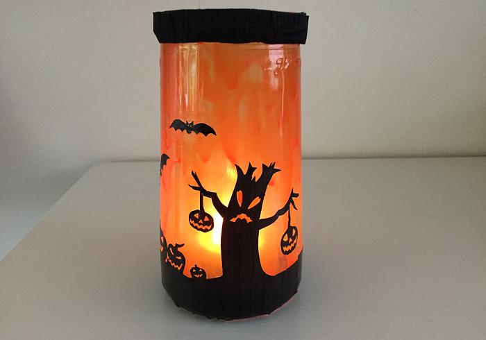 Deze Halloween lantaarn