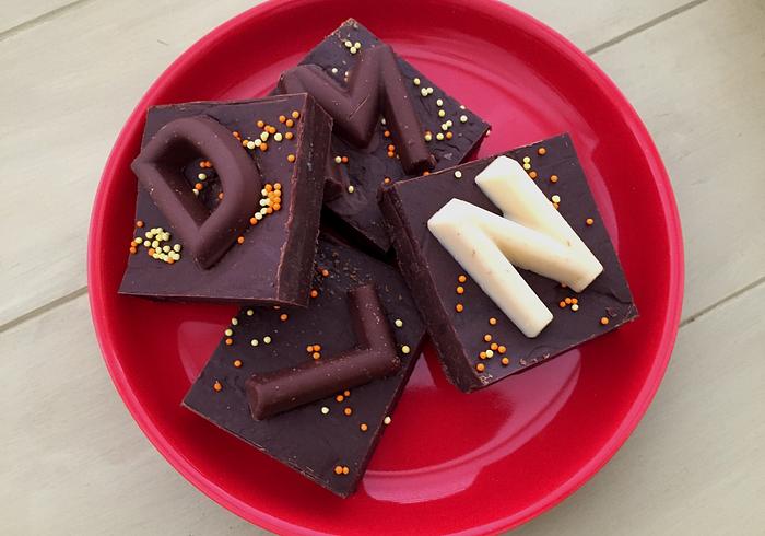 We maken Sinterklaas-fudge 