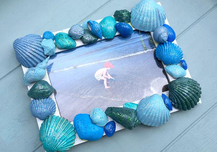 Een glitter fotolijstje