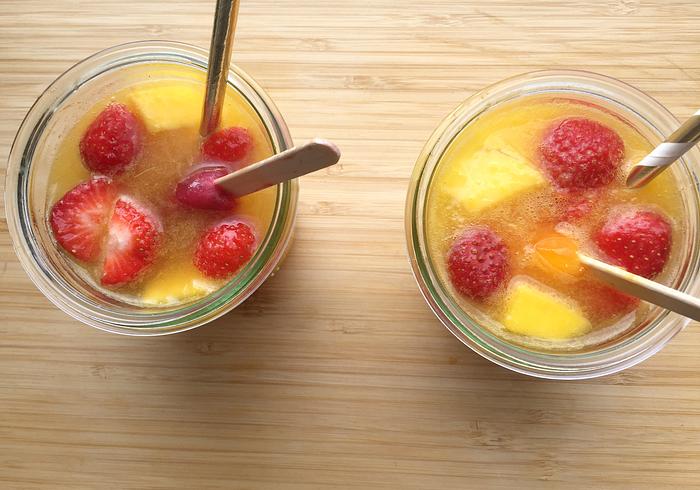 Een zomerse mocktail