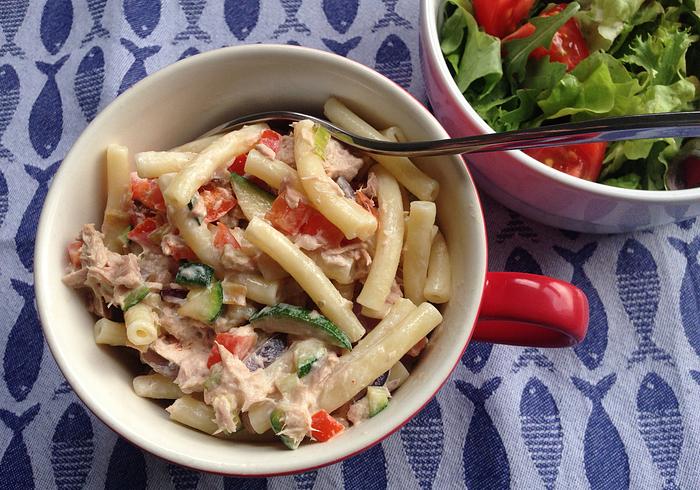 Pastasalade met tonijn