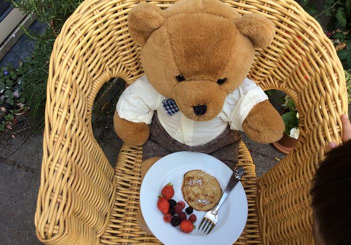 Kleine bananen-pannenkoekjes