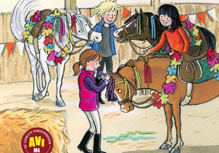 Vrienden op De Roskam, a fun book about horses 