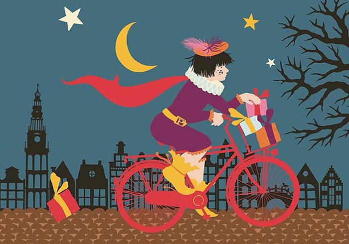 Snelle Piet ging uit fietsen