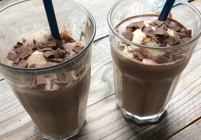 Chocolade milkshake