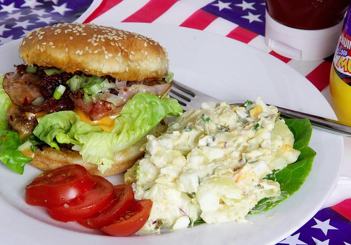 An all American burger