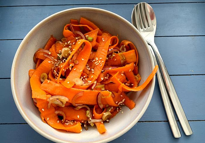 Wortel-linten salade