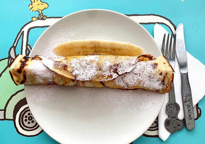 Pannenkoeken met karamel