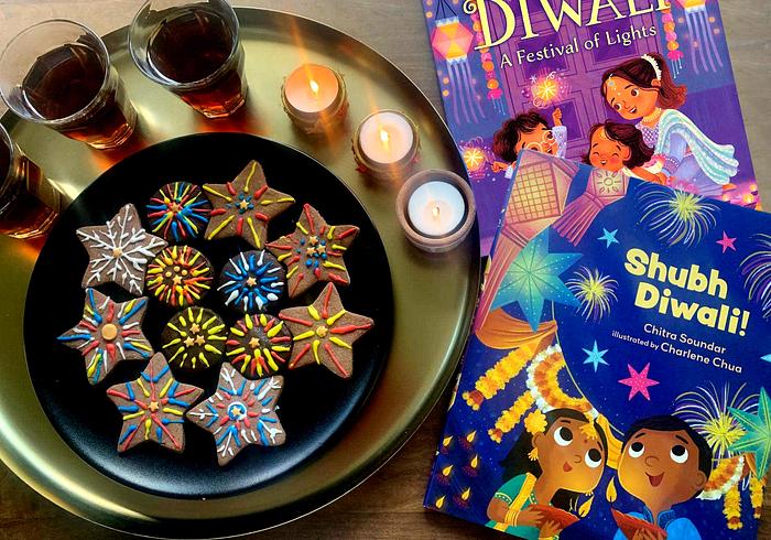 Vuurwerk-koekjes