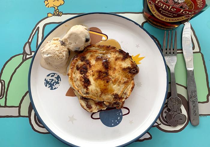 Pannenkoeken met chocoladestukjes