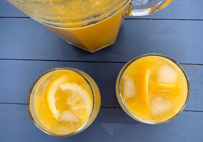 Verse mango limonade
