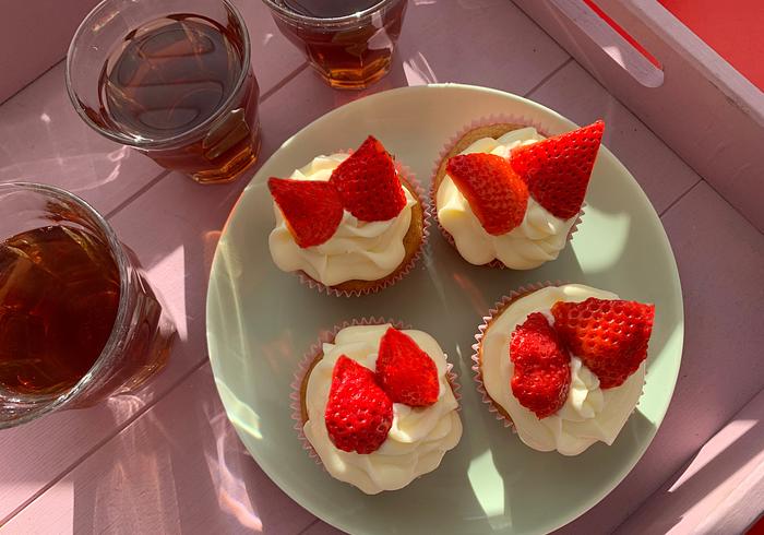 Vlindercupcakes