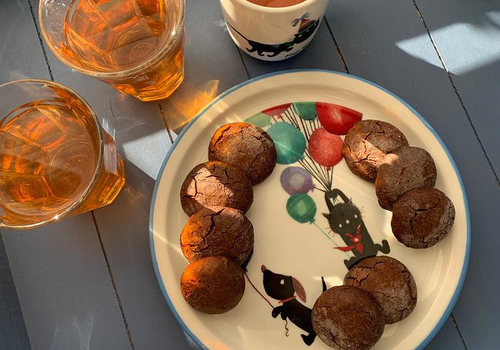 Snelle hazelnoot-chocoladekoekjes