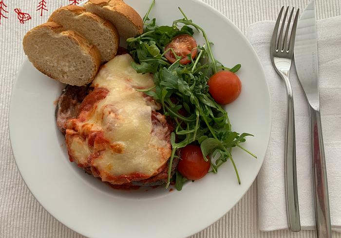 Aubergine Parmigiana