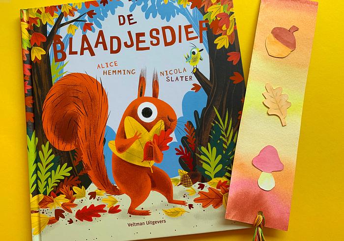 Een mooie herfst-boekenlegger